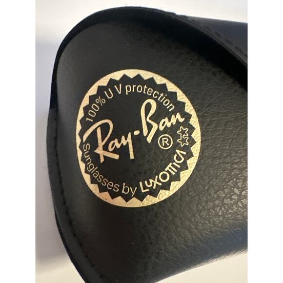 Ray ban Leather Pouch Universal Soft Sunglasses Case w/ Cleaning Cloth & GiftBox - Picture 2 of 7